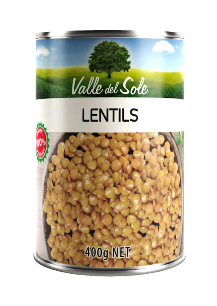 VDS Lentils Tin 400g