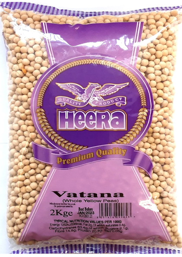 HEERA Yellow Peas Whole 2kg