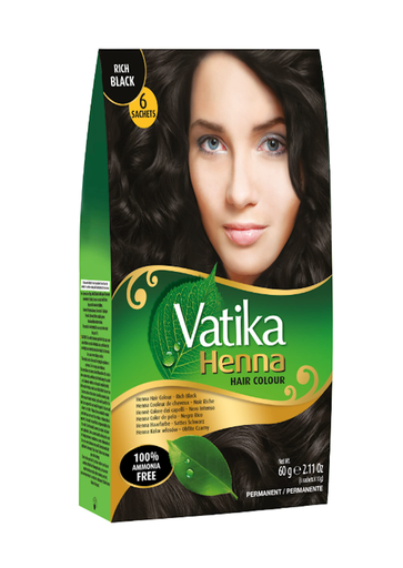 VATIKA Henna Rich Black 60g