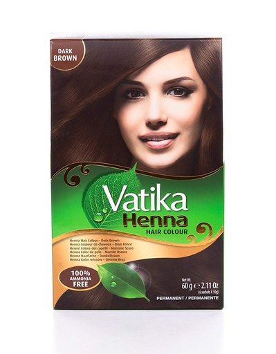 VATIKA Henna Dark Brown 60g