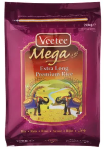 VEETEE Mega Extra Long Rice 20kg
