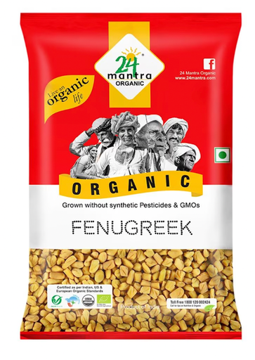 24 MANTRA Organic Fenugreek Seeds 100g