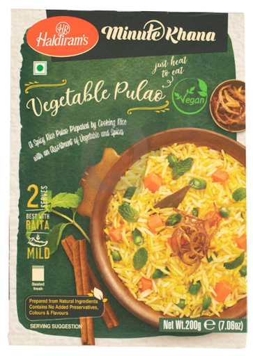 HALDIRAMS RTE Vegetable Pulao 300g