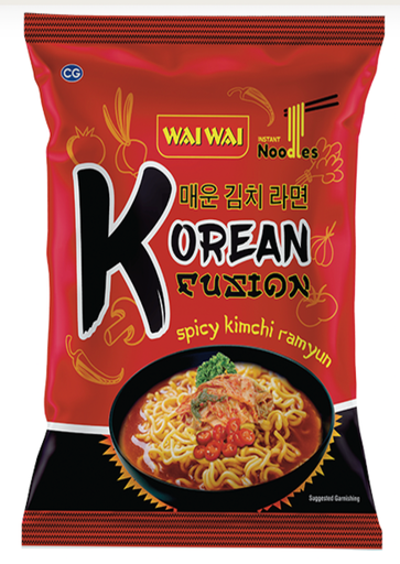 WAI WAI Korean Fusion Spicy Kimchi Ramyun 65g