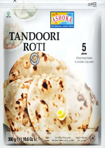 ASHOKA Frozen Tandoori Roti 300g (5pcs)