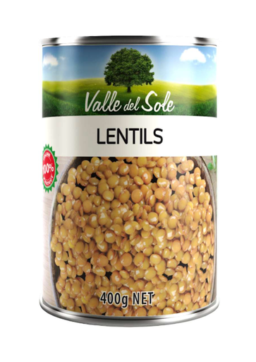 VDS Lentils Tin 400g