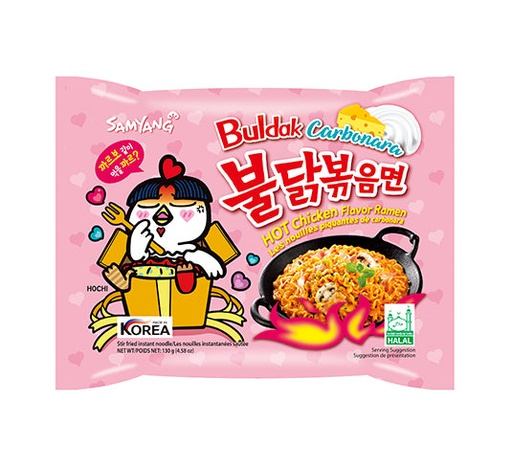 SAMYANG Buldak Hot Chicken Carbonara Ramen 130g