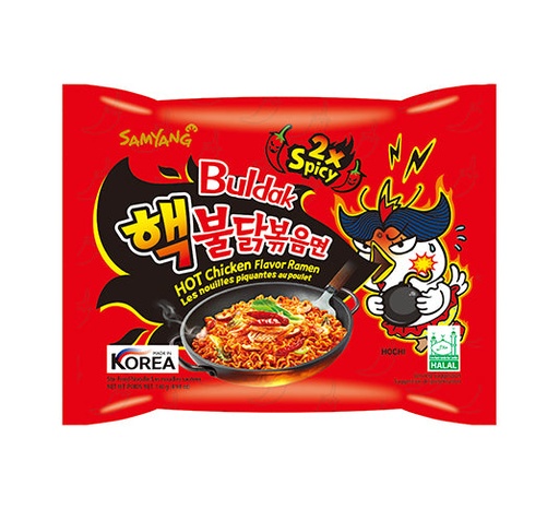 SAMYANG Buldak Hot Chicken Ramen 2X Spicy 140g